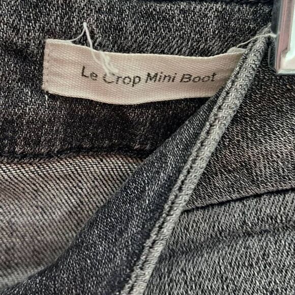 FRAME Denim Women's Le Crop Mini Boot Jean Crossroads Charcoal Wash size 29 - Picture 8 of 9